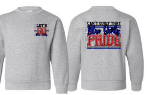 YOUTH PRIDE MASCOT ON REGULAR CREWNECK