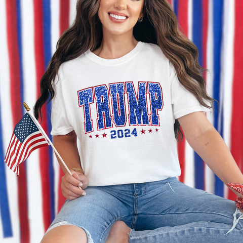 Pre-Order - Trump faux sequins