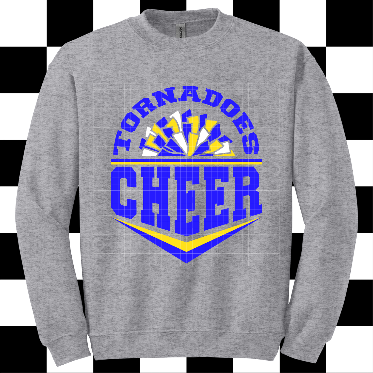 Pre-Order ADULT Tornadoes Cheer - CREWNECK