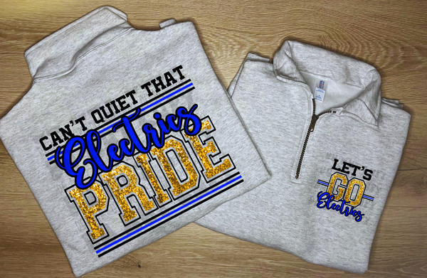 PRIDE MASCOT QUARTER ZIP - ADULT