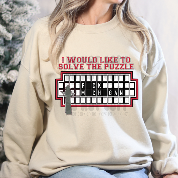 *PRE-ORDER* Solve the puzzle ADULT Crewneck