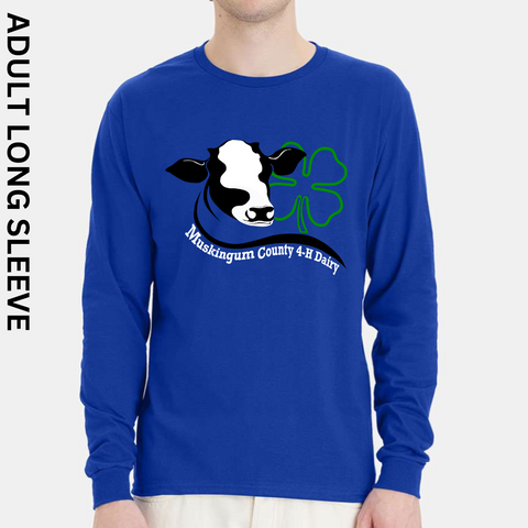 Pre-Order ADULT LONG SLEEVE 4-H DAIRY