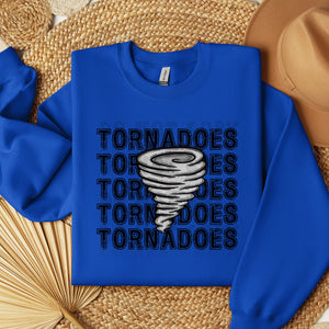 PRE-ORDER - TORNADOES STACKED MASCOT ADULT - YOU CHOOSE COLOR