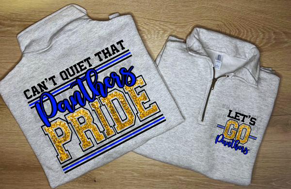 PRIDE MASCOT QUARTER ZIP - ADULT