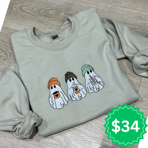 Embroidered Ghosty Sweatshirt