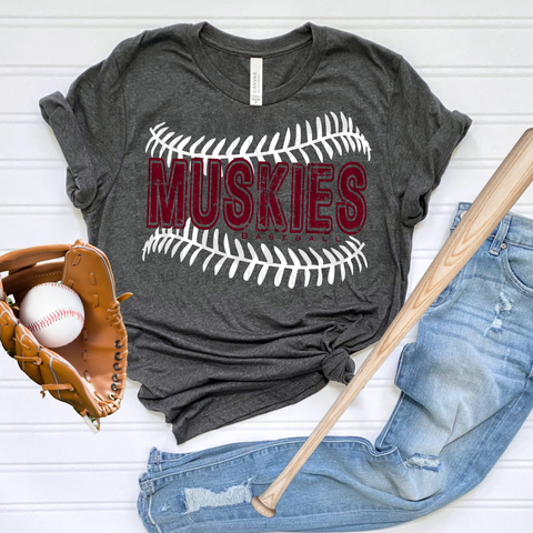 PRE-ORDER - MUSKIES BASEBALL ADULT - YOU CHOOSE COLOR