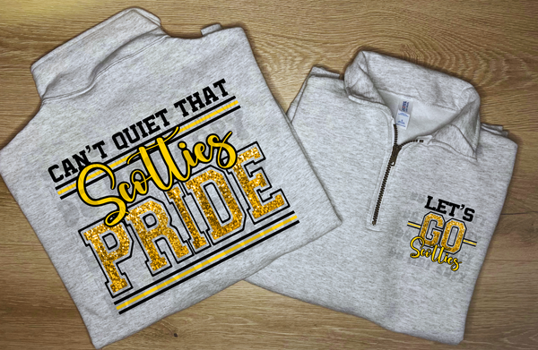 PRIDE MASCOT QUARTER ZIP - ADULT