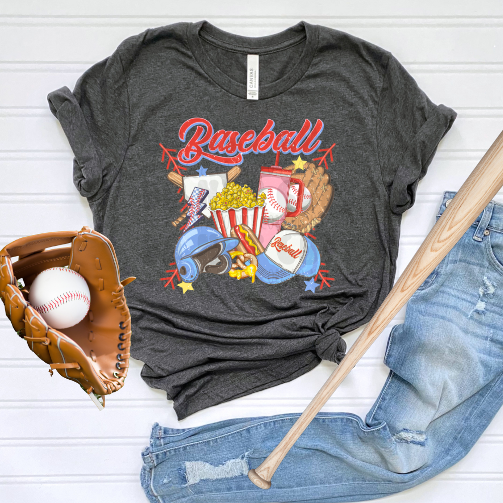 PRE-ORDER - RETRO BASEBALL THINGS ADULT - YOU CHOOSE COLOR