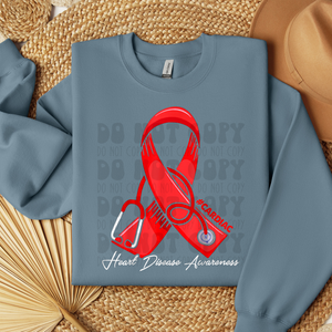 HEART DISEASE RIBBON - ADULT - YOU CHOOSE COLOR