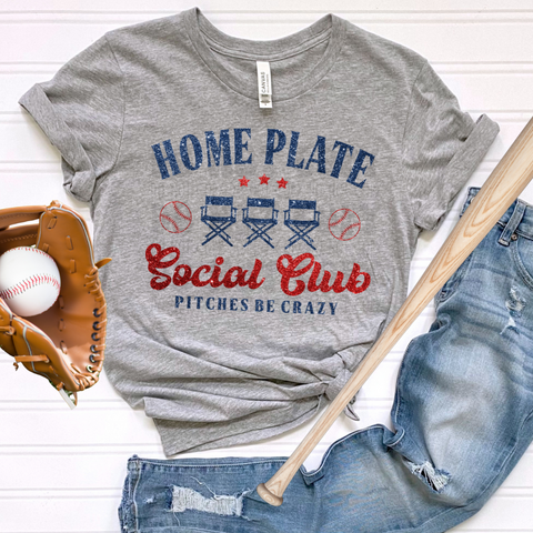 PRE-ORDER - HOME PLATE SOCIAL CLUB, ADULT - YOU CHOOSE COLOR