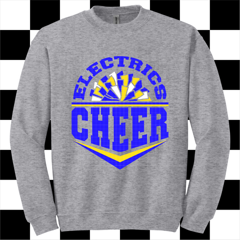 Pre-Order TODDLER/YOUTH Electrics Cheer - CREWNECK