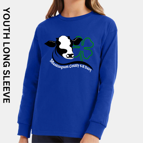 Pre-Order YOUTH LONG SLEEVE 4-H DAIRY