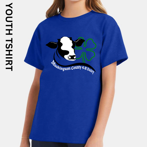 Pre-Order YOUTH TSHIRT 4-H DAIRY