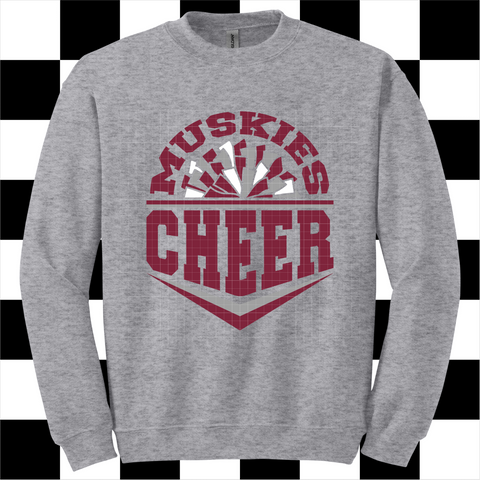 Pre-Order ADULT Muskies Cheer - CREWNECK