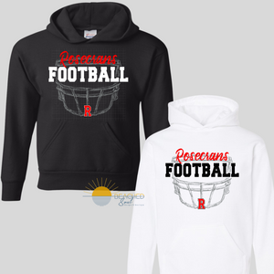 Pre-Order ADULT Bishops Football Helmet Logo - HOODIE