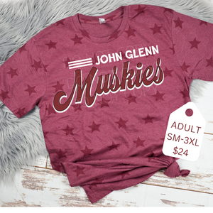 MUSKIES STAR TEE - ADULT