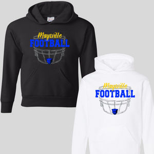 Pre-Order TODDLER/YOUTH Maysville Football Helmet Logo - HOODIE