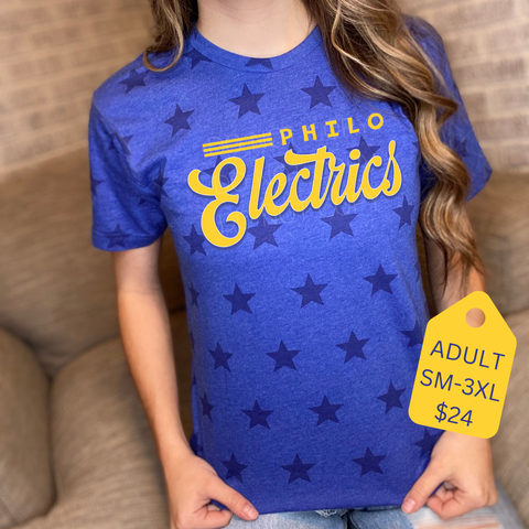 ELECTRICS STAR TEE - ADULT