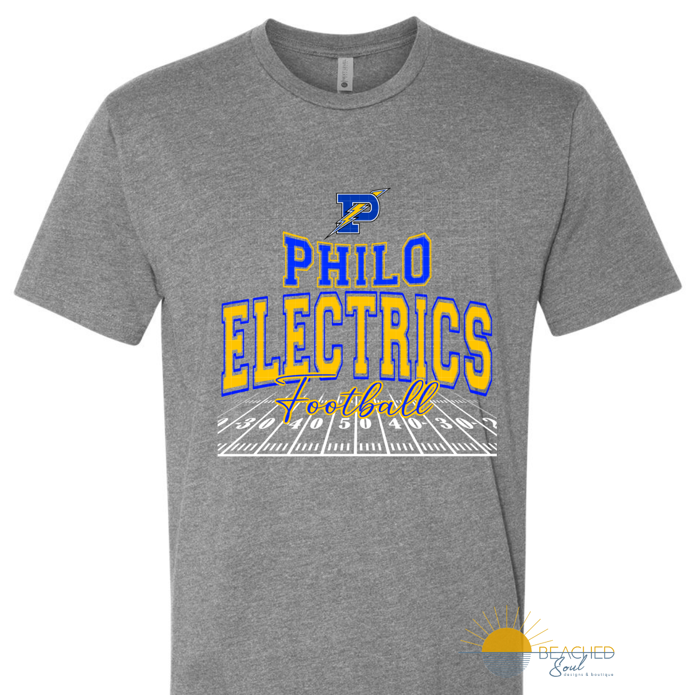 Pre-Order TODDLER/YOUTH Electrics Field Logo - Gray T-shirt