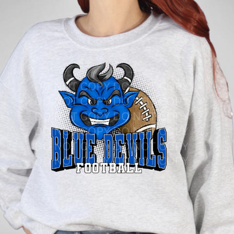 *PRE-ORDER* BLUE DEVILS MASCOT FOOTBALL CREW