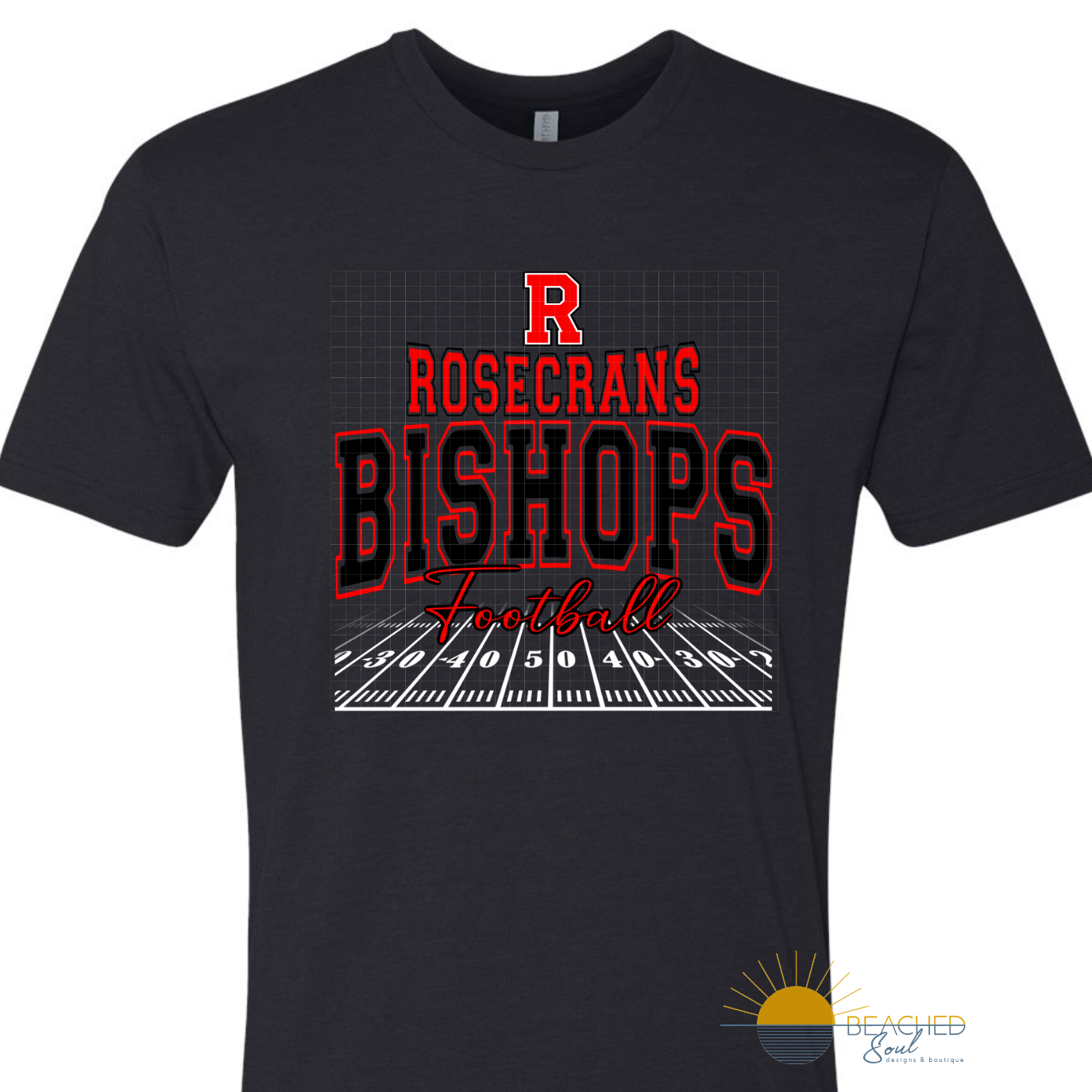 Pre-Order TODDLER/YOUTH Bishops Field Logo - Black T-shirt