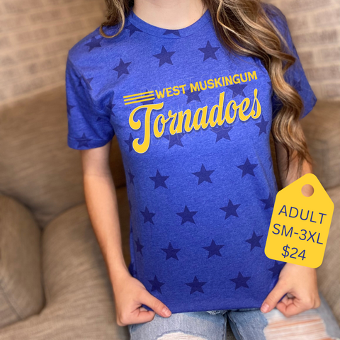 TORNADOES STAR TEE - ADULT