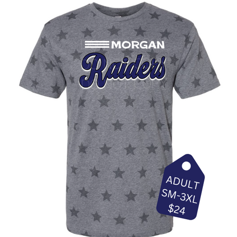 RAIDERS STAR TEE - ADULT