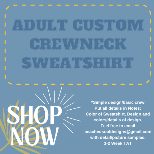 ADULT Custom Crewneck Sweatshirt
