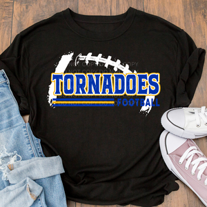 *PRE-ORDER* TORNADO FOOTBALL BLACK TODDLER/YOUTH/ADULT