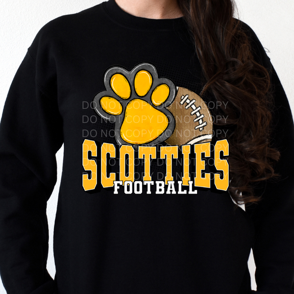 *PRE-ORDER* SCOTTIES GOLD/BLACK CREW YOUTH&ADULT