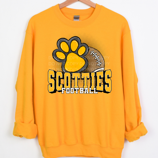 *PRE-ORDER* SCOTTIES GOLD/BLACK CREW YOUTH&ADULT