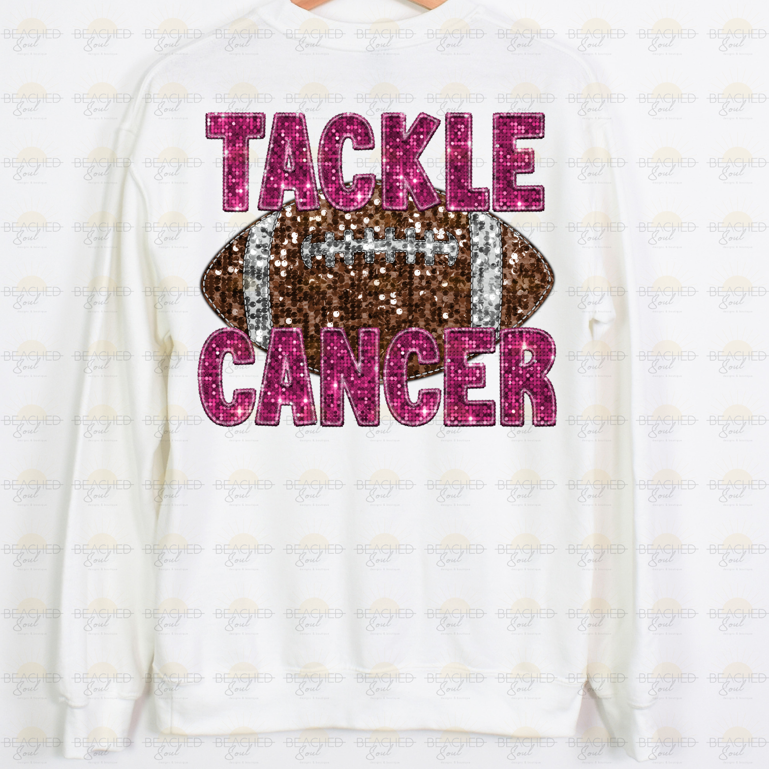 *PRE-ORDER* TACKLE CANCER ADULT CREW