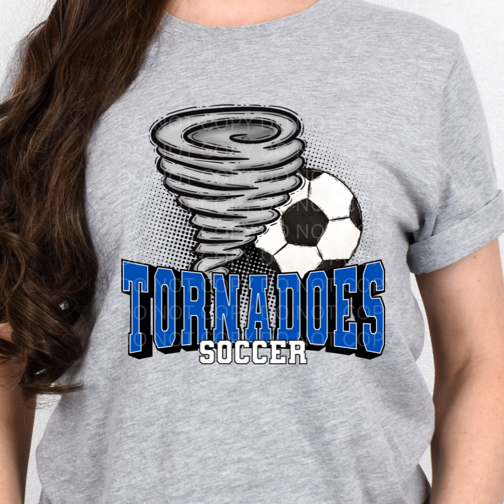 *PRE-ORDER* TORNADOES SOCCER GREY TODDLER/YOUTH/ADULT