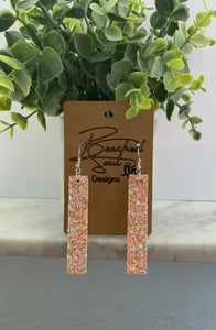 Glitter Bar Earring