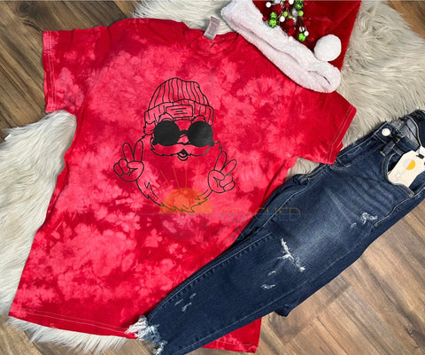 Peace Santa Tie Dye