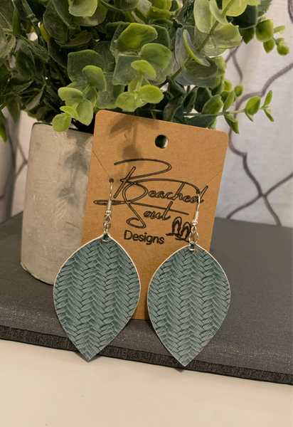 Weave Pattern Dangle Earring