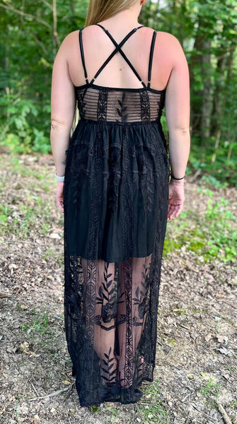 Black Lace Maxi