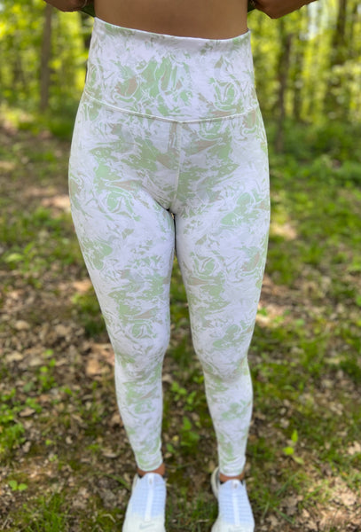 Lime Whimsy High Waisted legging